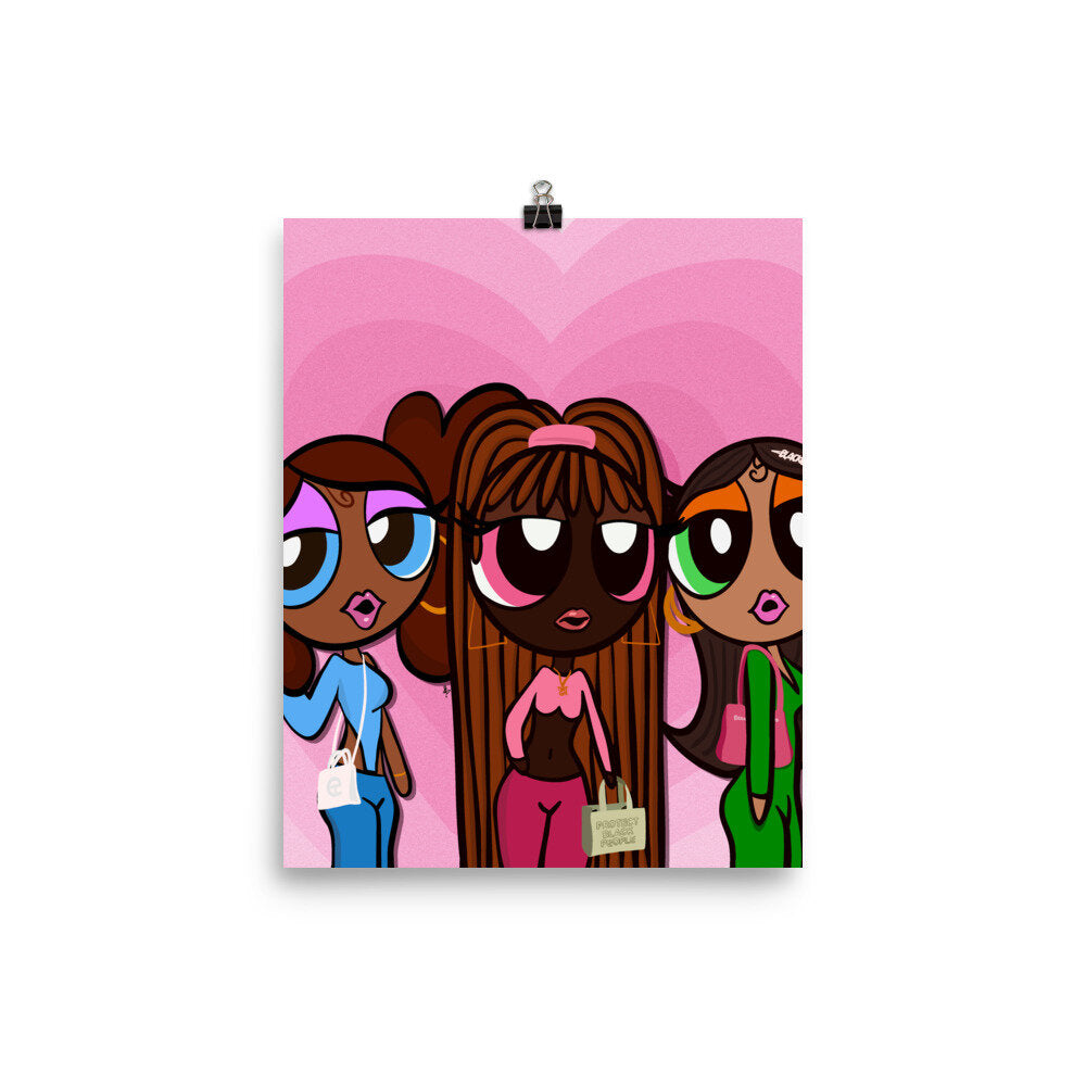 Powderpuff Poster Powerpuff Girls Poster – Artpce